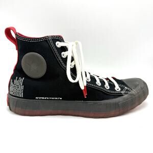 Converse UNT1TL3D Sneakers Mens 10 High Top Canvas Chucks Black Almost Black